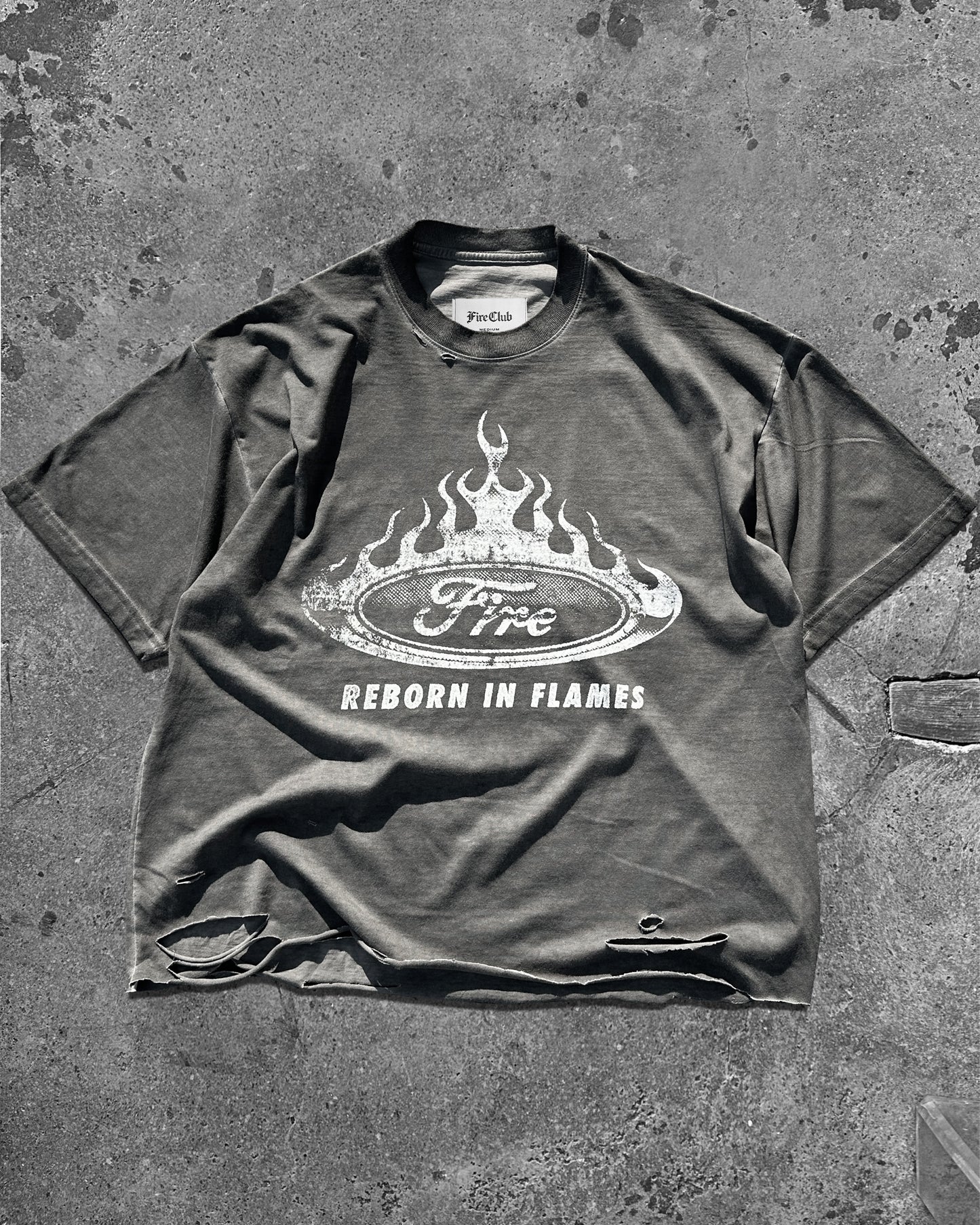 MOTOSPORTS DISTRESSED TEE