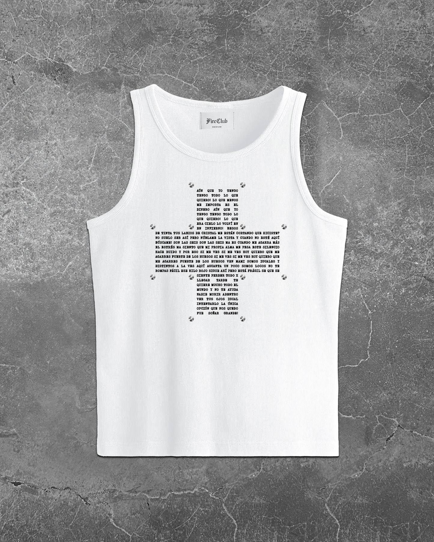 KID DOLCE LYRICS TANK TOP