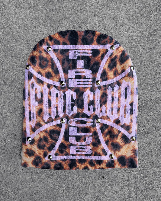 CROSS WARM LEOPARD BEANIE