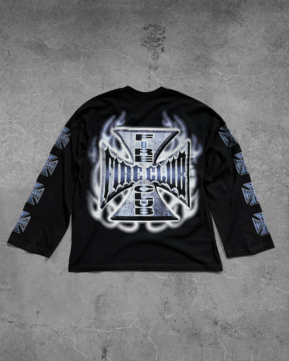 CROSS LONG SLEEVE TEE BACK