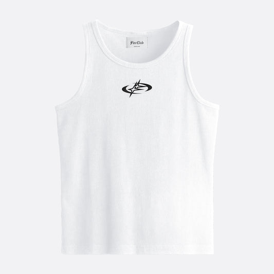 TANK TOP STAR FC MONOGRAM WHITE